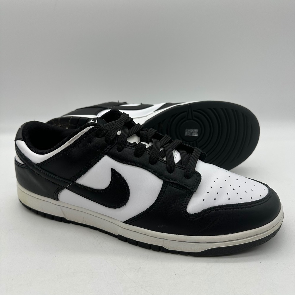 Nike DD1391-100 Mens Size 14 Shoes Black White Dunk Low Retro Panda Sneakers - Picture 3 of 11